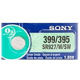Sony 399/395 (SR927/W/SW) 1.55V Silver Oxide 0%Hg Mercury Free Watch Battery (1 Battery)