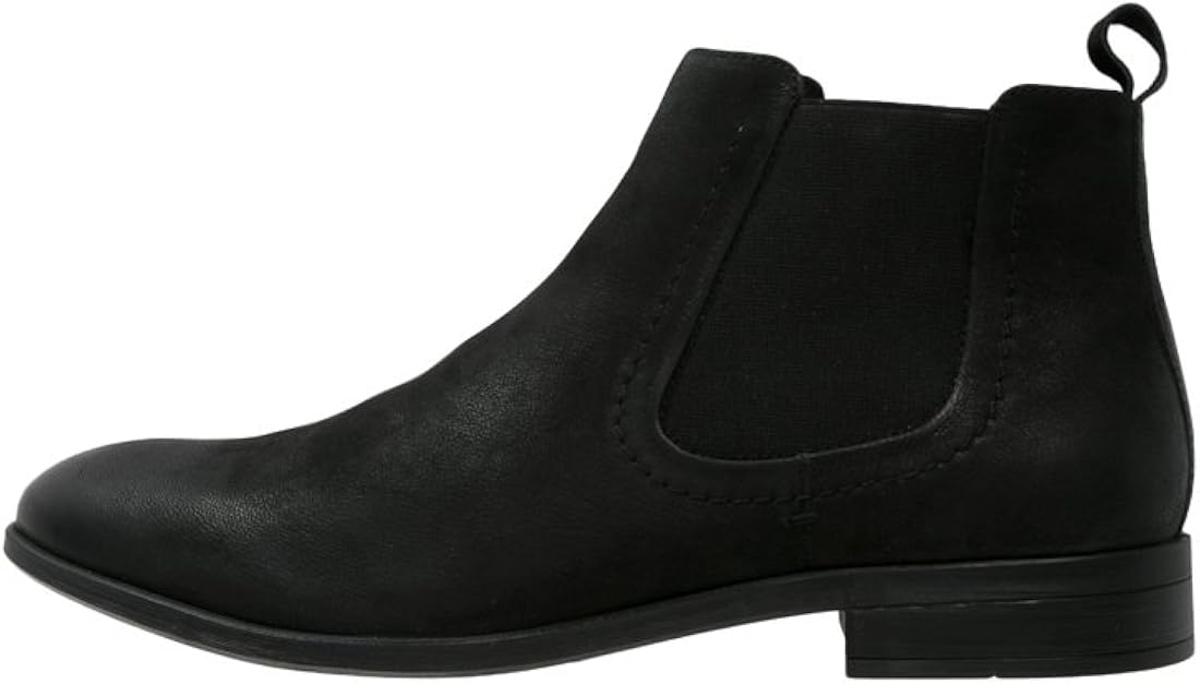 Pier One Bottines Chelsea pour Homme en Cuir Noir, Taille 45 Amazon.fr Chaussures et Sacs