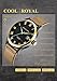 Black Gold Men Watch Men's Business Casual Wrist Quartz Watch Waterproof Nice Watch for Men