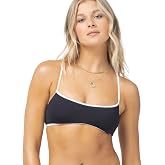 L*Space Color-Block Pamela Top Black/Cream XS (32A)