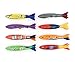 Diving Toy for Pool Use Gliding Shark Throwing Torpedo Underwater 8PCS/Set