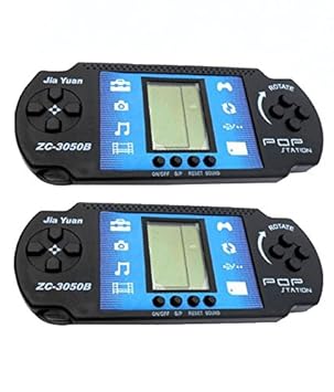 Shop & Shoppee Popstation Handheld Video Game Set (Pack of 2) (Multicolor)