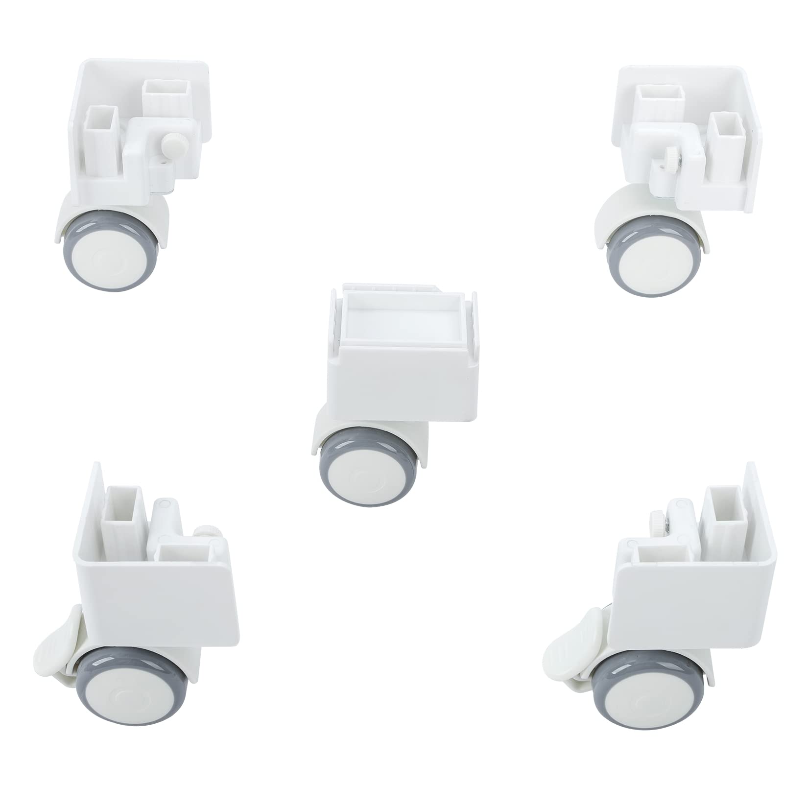 Niteangel Stacker Hamster Cage Accessories - Stacking Holders for Hamster Gerbil Mice Degu Or Other Small-Sized Pet (Stacker Cage Wheels (For One Cage))