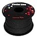 emma kites 100% Black Kevlar Braided Cord with core 100Ft 550Lb High Strength, Abrasion Flame Resistant, Tough Survival Tactical Cord Model Rocket Paracord Snare Line Fishing Assist Cord