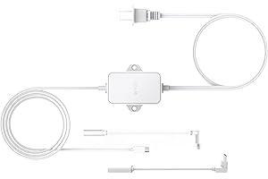 Wyze Outdoor Power Adapter, Works with Wyze Cam v3/v3 Pro/v4, Cam OG, Pan v3 and Battery Cam Pro(L-Shaped Micro-USB Adapter Included)