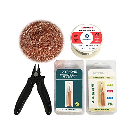 image for WEIKEXIU Soldering Iron Accessory Tool Kit with Soldering Wire Desolde