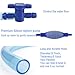 MisteSun Aquarium Fish Tank Gravel Cleaner,Siphon Vacuum Pump Gravel Cleaner Fish Tank Water Changer with Adjustable Flow Control Tape& Aquarium Fish Tank Cleaning Brushthumb 1