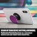 PopSockets PopGrip - Expanding Stand and Grip with Swappable Top - Metallic Diamond Mystic Violet
