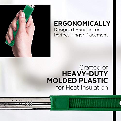 Klee Utensils 6Piece Stainless Steel Portion Control Ladles with Long