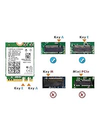 UFON PCIe WiFi Card Wi-Fi 6 AX200 802.11ax PCI-E Adapter 11ax WiFi Card for PC Network Wireless PCI-e Card 2x2 2.4GHz 5GHz BT 5.0 2.4 Gbps 11AX OFDMA CNVi WLAN PCIE Card for Desktop (Gig+) ...