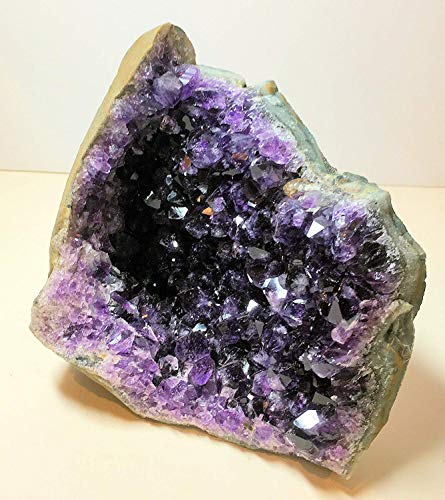 Extreme Rocks & Fossils Best Amethyst Cluster -This Super-Sized Cluster is 3 to 3.5 lbs of Powerful Purple Amethyst Crystals Volcanic Rock in Uruguay. A Cluster Offered