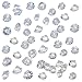 HansGo Fake Diamonds for Decoration, 500PCS Clear Glass Crystal Diamond 10mm Crystal Gems