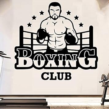 45x42cm, pegatinas de pared para el dormitorio, Boxing Club Gym ...