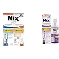 Nix Lice Removal Kit with Treatment Hair Solution, Comb & Home Spray Plus Prevention Daily Leave-in Spray, 6 fl oz