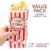 1 oz Paper Popcorn Bags Bulk (500 Pack) Small Red & White Pop-corn Bag Disposable for Carnival Themed Party, Movie Night, Halloween, Popcorn Machine Accessories & Supplies, Individual Servings