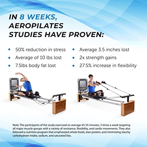 AeroPilates Reformer Pro XP 557 Pilates Reformer Workout Machine for