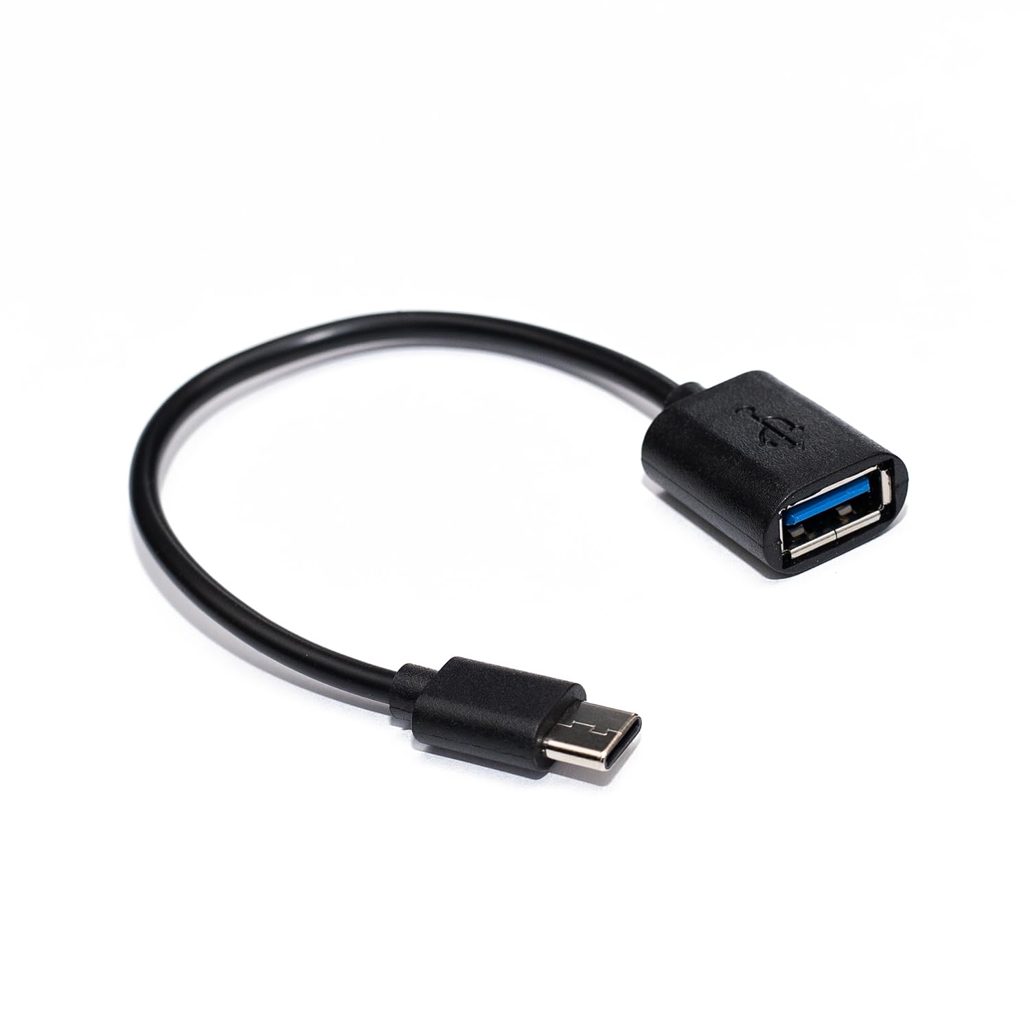 Fertuo OTG Cable Type C Male to USB 3.1 Female for Samsung Galaxy Tab S6 T865, T860 / S5e T710, T715 / Tab S4 10.5 T830, T835 / Tab A 10.5 T590, T595 / Tab A 10.1 2019 T510, T515 Tablet, 18cm, Black