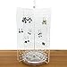 Ikee Design Acrylic Rotating 216 Pairs Earring Organizer, 4-Sided Spinning Jewelry Display Stand, Earring Holder, Perfect for Salon, Store, Clear Color