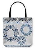 Gear New Shoulder Tote Hand Bag, Traditional Folk
