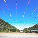TOPODO 300PCS(375FT) Multicolor Pennant Flags， Multicolor Pennant Banner Nylon Fabric Decorations for Grand Opening, Party Celebrations and Shops