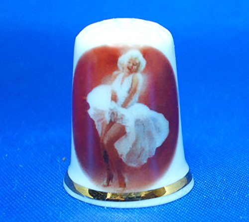 Birchcroft Porcelain China Collectable Thimble - Iconic Marilyn Monroe - Free Gift Box