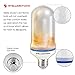 [UPGRADED] LED Flame Effect Light Bulb - E26 LED Flickering Flame Light Bulbs, Simulated Decorative Light Atmosphere Lighting Vintage Flaming Light Bulb for Bar/ Christmas Decoration