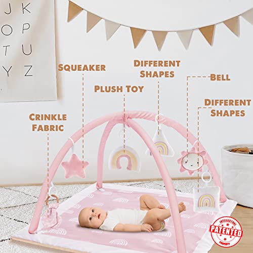 Washable Baby Gym Activity Center with Play Mat, Early Development