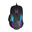 ROCCAT Kone AIMO-RGBA Smart Customization Gaming Mouse,black,AS Packaging(正規保証品) ROC-11-815-BK-AS
