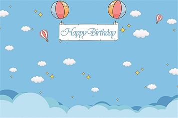 Amazon Com Baocicco Happy Birthday Backdrop 5x4ft Cartoon Hot