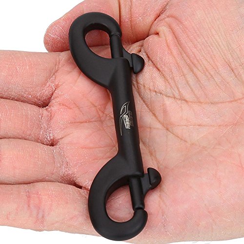Vbestlife Durable Stainless Steel Double Ended Clip Hook Bolt Snap Scuba Diving Buckle Hook Swivel Eye Bolt Snap for Scuba Diving Diver(115mm)