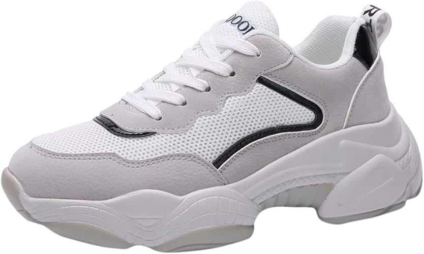 Poamen - Zapatillas Deportivas para Mujer (absorción de Impactos, para Caminar, Gimnasio, Correr, Fitness, Atletismo, Informal), Color Negro, Talla 37 EU: Amazon.es: Zapatos y complementos