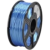 YOYI Silk like Polymer composite Blue 1KG 1.75mm polymer 3D Printer Filament, Diameter Tolerance +/- 0.05 mm, 1 KG Spool, 1.75 mm, silk like filament, blue