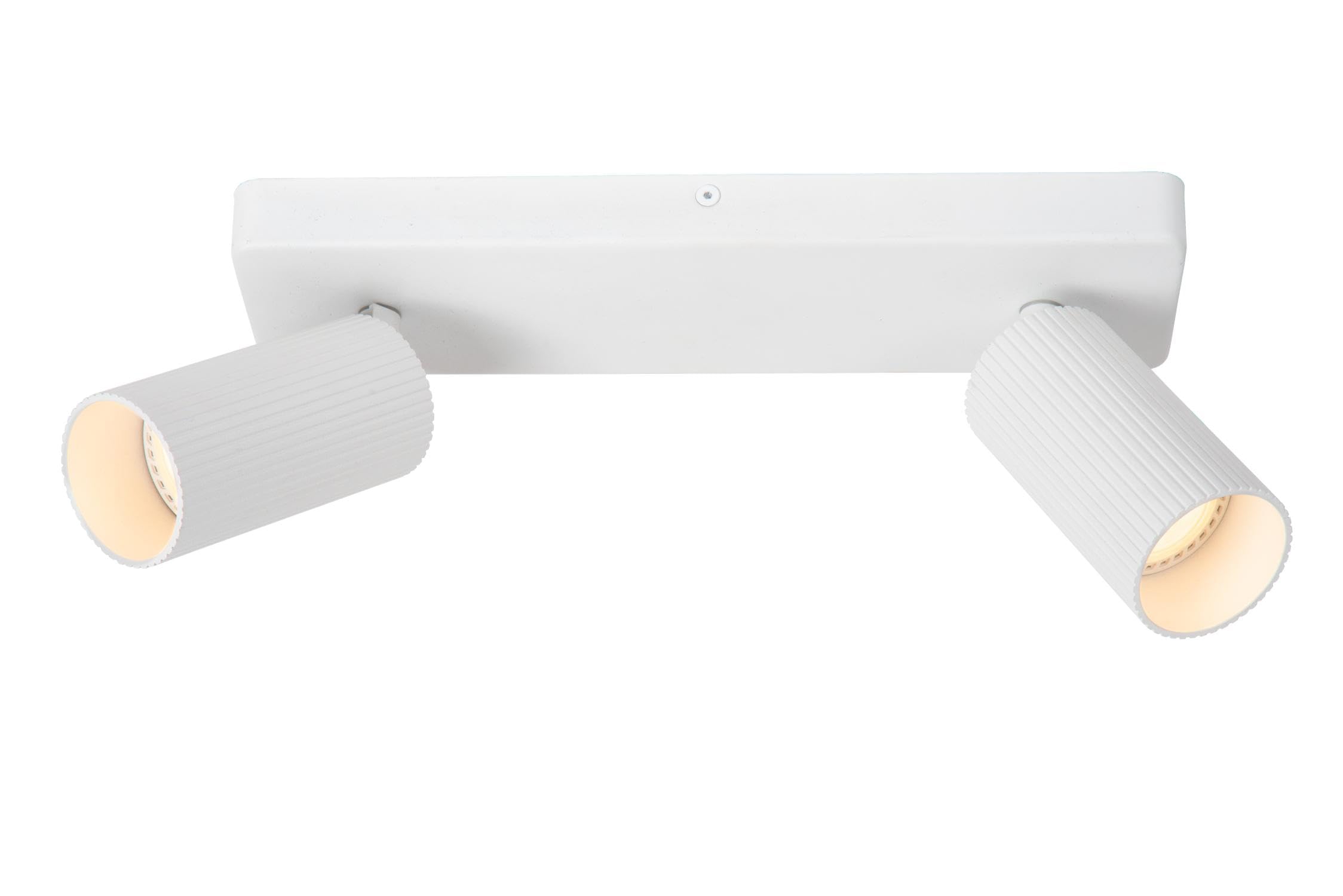 LUCIDE Clubs - Ceiling Spotlight - 2xGU10 - White