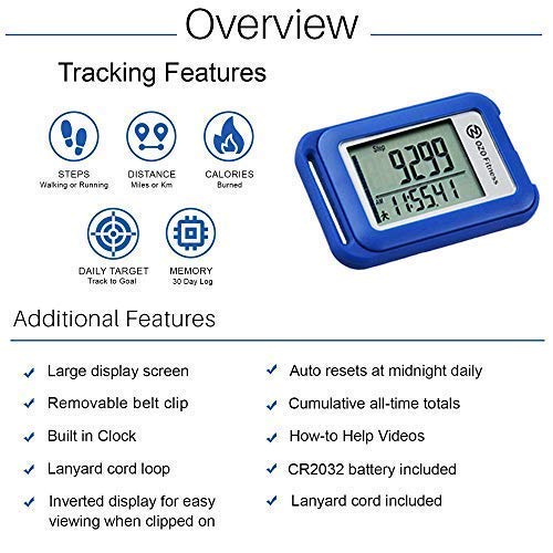 OZO-Fitness-SC-3D-Digital-Pedometer-Best-Pedometer-for-Walking-Track-Steps-Miles-Calories-Activity-Time-Clip-on-Step-Counter-for-Men-Women-Kids-Lanyard-Included