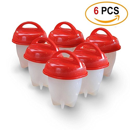 Yamissi Egg Cooker Hard, Egg Cooker,6PCS Silicone egglettes Egg Cookers Hard Without the Shell,Egg Cups,Egg Poachers,AS… 3 Yamissi Egg Cooker Hard, Egg Cooker,6PCS Silicone egglettes Egg Cookers Hard Without the Shell,Egg Cups,Egg Poachers,AS… - Image 4