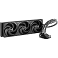 ARCTIC Liquid Freezer II 420 - Multi Compatible CPU AIO Water Cooler, Efficient PWM Controlled Pump, Fan Speed: 200-1700 RPM (Controlled via PWM), LGA1700 Compatible - Black
