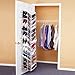 Ideaworks 82-3054TV Away Hanging Shoe Organizer, White, 15.5