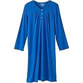 Silverts Open-Back Hospital Gowns for Women - Comfortable, Dignified, Easy Dressing for Seniors & Patients - Lace Trim