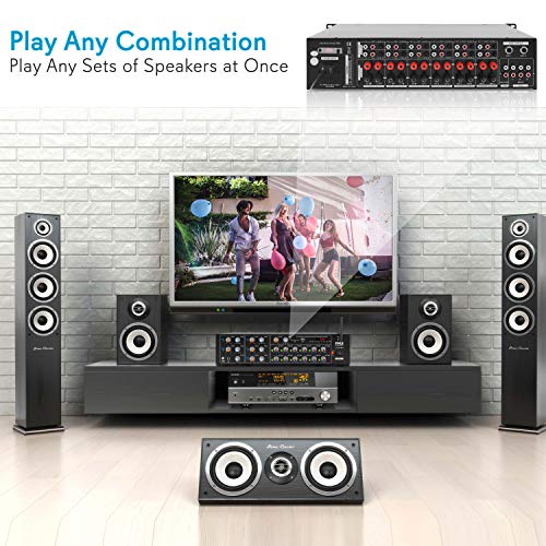 3 12+Channel+Wireless+Bluetooth+Power+Amplifier