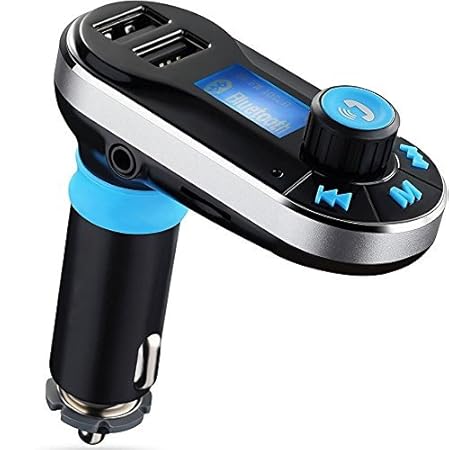 I-Sonite FM Transmitter In-Car Car Kit drahtloser Bluetooth Ton Mittler-Modulator-Radio-Adapter mit Musik-Player, Dual USB Ca