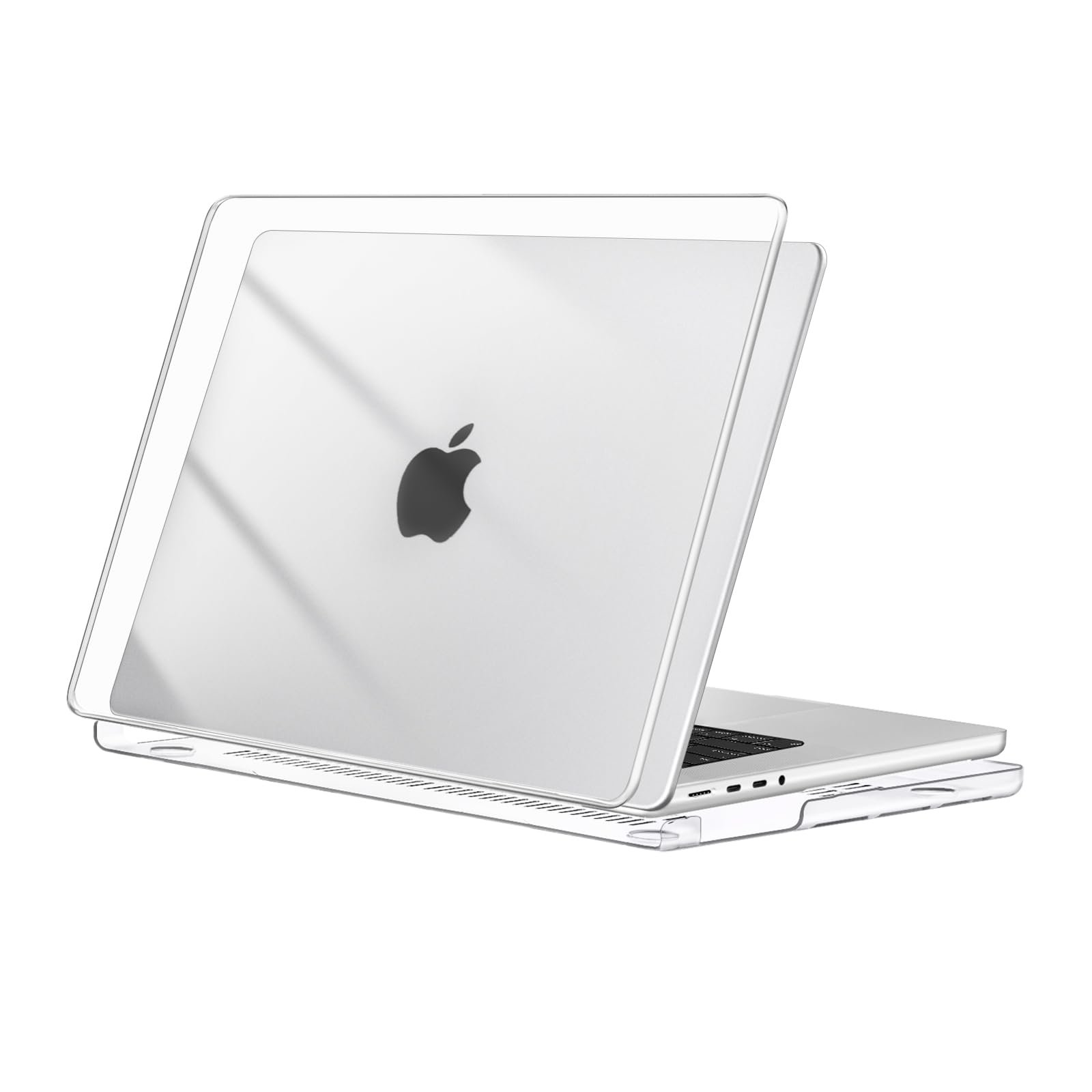 MOSISO Compatible with MacBook Pro 16 inch Case 2026 2025-2021 M5 M4 M3 M2 M1 A3429 A3428 A3403 A3186 A2991 A2780 A2485 Pro Max Retina Touch ID, Protective Plastic Hard Case Shell Cover, Crystal Clear