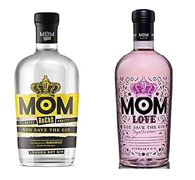 MOM Rocks Ginebra Premium - 700 ml + Love Ginebra Premium - 700 ml