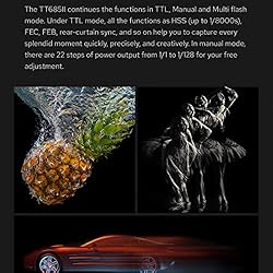 Godox TT685II-C E-TTL II GN60 2.4GHz Wireless HSS