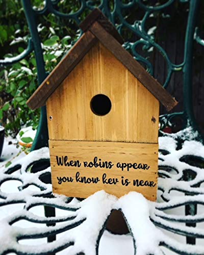 Personalised Bird Box Personalised Nesting Box Bird Home House