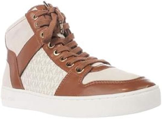 michael kors high top sneakers brown