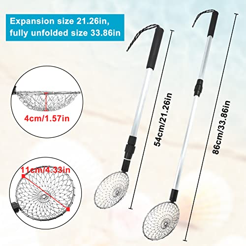 3 Pack Sand Sifter Tools Beach Scoop for Shell Shark