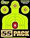 EasyShot Targets Shooting Targets 12 x 18inch Targets Highly Visible Neon Silhouette Paper Targets Heavy-Duty Paper Targets for Shooting in Short and Long Range Hunting Practice