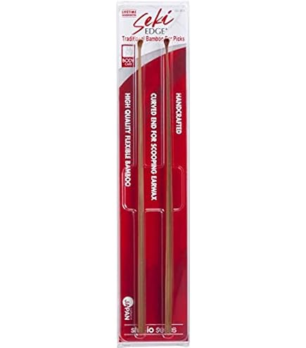 Amazon.com: SEKI EDGE SS-803- Traditional Bamboo Ear Picks