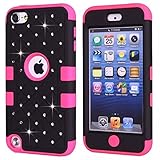 Urberry Ipod Touch 5 Case, Starry Diamond Dotted Case for Ipod Touch 5, Shock-proof Case with a Free Stylus