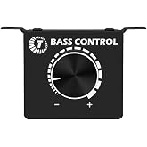 Taramps Universal Bass knob Control Car Bass Controller Volume Regulator Knob Amplifier RCA Audio ON/Off for Amp, Durable, Volume Remote, Black, Small, Adjuster